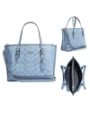 กระเป๋าสะพายข้าง COACH CH228 MOLLIE TOTE 25 IN SIGNATURE CHAMBRAY (SVM6A)