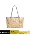 กระเป๋าสะพายไหล่ COACH CH727 GALLERY TOTE IN SIGNATURE CANVAS WITH FLORAL CLUSTER PRINT (IMOT4)