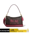 กระเป๋าสะพายข้าง COACH CN686 CLARA SHOULDER BAG IN SIGNATURE CANVAS WITH HORSE AND SLEIGH (IMWA0)