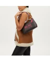 กระเป๋าสะพายข้าง COACH CN686 CLARA SHOULDER BAG IN SIGNATURE CANVAS WITH HORSE AND SLEIGH (IMWA0)