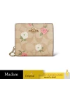 กระเป๋าสตางค์ผู้หญิง COACH CR969 SNAP WALLET IN SIGNATURE CANVAS WITH FLORAL PRINT (IMOTV)