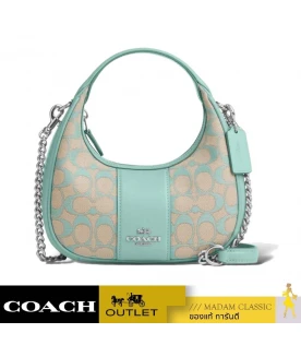 กระเป๋าสะพายข้าง COACH CT773 CARMEN MINI CROSSBODY IN SIGNATURE JACQUARD (SVVSW)				