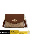 กระเป๋าสตางค์ COACH CU172 MINI ENVELOPE WALLET WITH STRAP IN SIGNATURE CANVAS (IME74)				