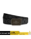 เข็มขัด COACH CU210 PLAQUE BUCKLE CUT TO SIZE REVERSIBLE BELT, 38 MM (QBMI5)			