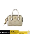 พวงกุญแจ COACH CU278 MINI ROWAN SATCHEL BAG CHARM IN SIGNATURE CANVAS (IMDQC)				