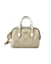 พวงกุญแจ COACH CU278 MINI ROWAN SATCHEL BAG CHARM IN SIGNATURE CANVAS (IMDQC)				