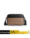 กระเป๋าสะพายข้าง COACH CV921 GRAHAM CROSSBODY BAG IN SIGNATURE CANVAS (QBNRX)				