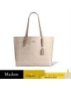 กระเป๋าสะพายข้าง COACH CV967 MOLLIE TOTE BAG IN SIGNATURE CANVAS (SVPWH)				