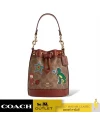 กระเป๋าสะพาย COACH CW300 MINI BUCKET BAG IN SIGNATURE CANVAS WITH STICKER PRINT (IMTAM)				