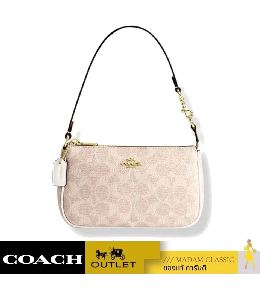 กระเป๋าคล้องมือ COACH CW426 NOLITA 19 IN SIGNATURE CANVAS (IMXDM)				