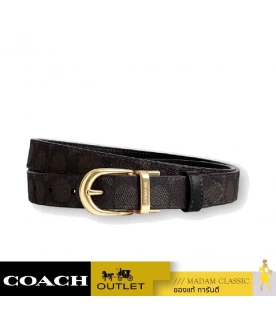 เข็มขัดผู้หญิง COACH CX057 SIGNATURE BUCKLE BELT, 25 MM (IMXAQ)						