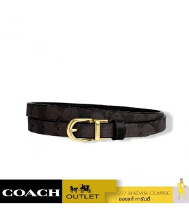 เข็มขัดผู้หญิง COACH CX058 SIGNATURE BUCKLE BELT, 25 MM (IMXAQ)				