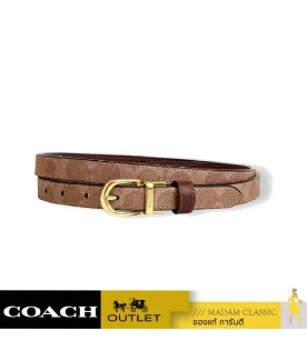 เข็มขัด COACH CX058 SIGNATURE BUCKLE BELT, 25 MM (IMXHE)			