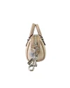 พวงกุญแจ COACH CX068 MINI ROWAN BAG CHARM IN SIGNATURE CANVAS (SVPWH)