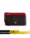 กระเป๋าสตางค์ COACH CX161 MEDIUM ID ZIP WALLET IN SIGNATURE CANVAS (IMXD0)