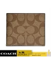 กระเป๋าสตางค์ COACH F66551 ID BILLFOLD WALLET IN SIGNATURE CANVAS (QBTN2)