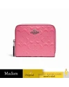 กระเป๋าสตางค์ COACH F67569 SMALL ZIP AROUND WALLET IN SIGNATURE LEATHER (SVSY)