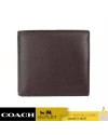 กระเป๋าสตางค์ COACH F74991 COMPACT ID WALLET IN SPORT CALF LEATHER (MAH)