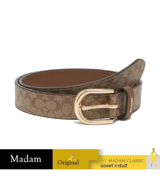 เข็มขัดผู้หญิง COACH F78179 CLASSIC BELT IN SIGNATURE CANVAS (IMBDX)				