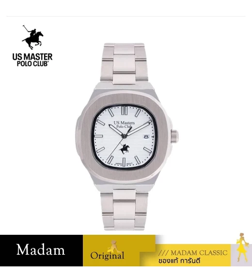 นาฬิกา US MASTER POLO CLUBTHE EMPIRE CLASSIC DATE White USM-DD17