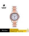 นาฬิกา US MASTERS POLO CLUBEMPIRE DIAMOND DATE 38MM SILVER ROSEGOLD / WHITE